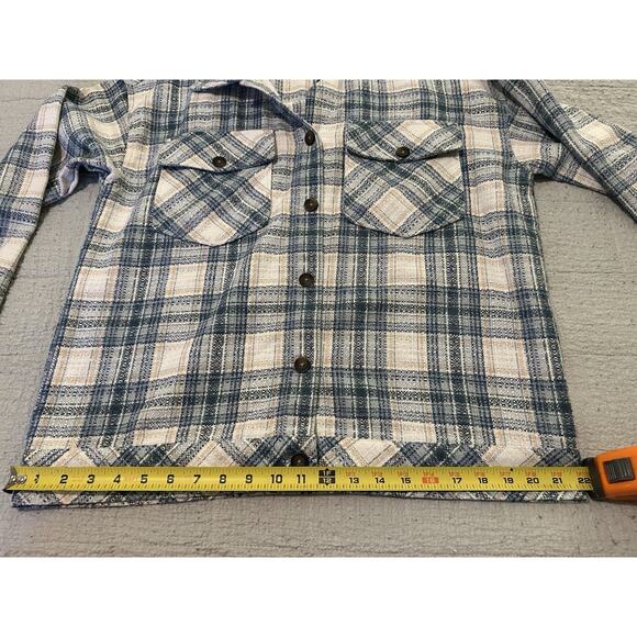 Boston Traders Shacket Plaid Green Womens Button M Outdoor Casual Comfort - Picture 13 of 16